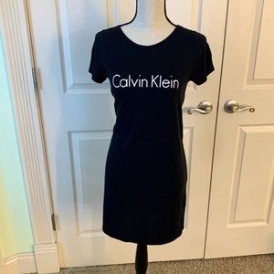 NWOT Calvin Klein Black Sleep Dress